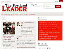Tablet Screenshot of portlandleader.net